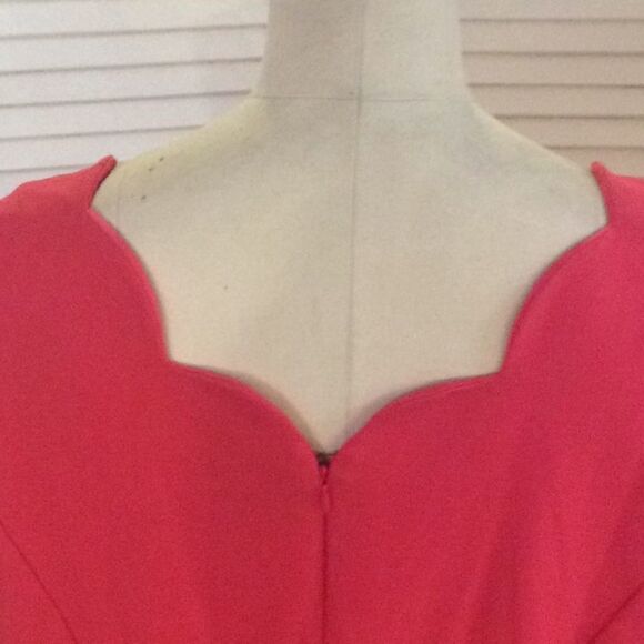 Talbots Woman Petite Stretch ScallopNeck dress 20P - Picture 7 of 17